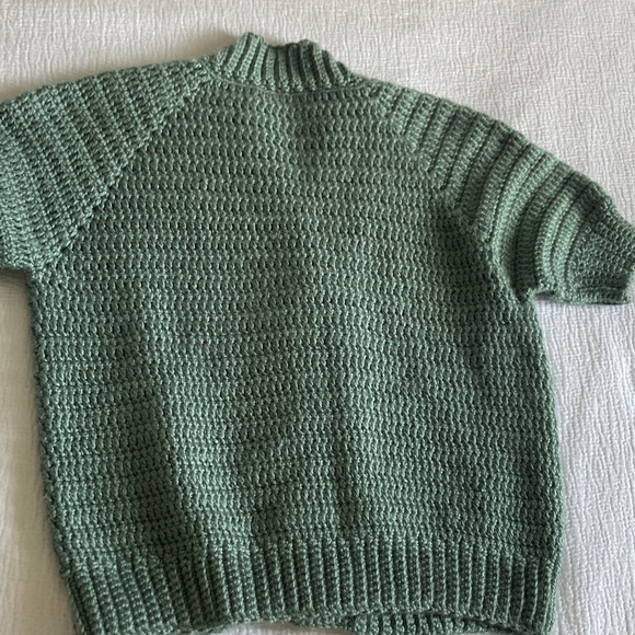 Green Women's Sweater - Picture 2 of 2